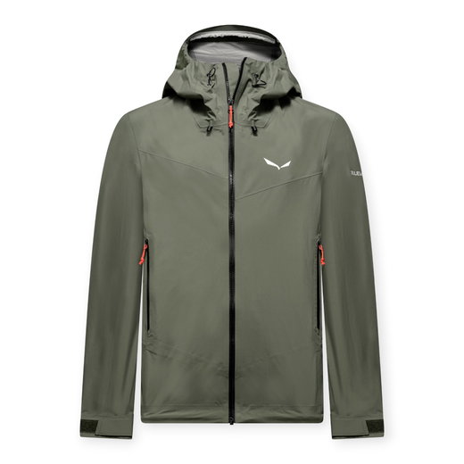 Salewa Ortles PTX 3L Hiking Hard Shell Jacket (waterproof, windproof) green men's