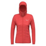 Salewa Isolations-Hybridjacke Ortles TirolWool Responsive Hybrid (warm, wasserabweisend) flamerot Damen