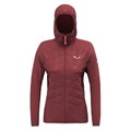 Salewa Isolations-Hybridjacke Ortles TirolWool Responsive Hybrid (warm, wasserabweisend) weinrot Damen