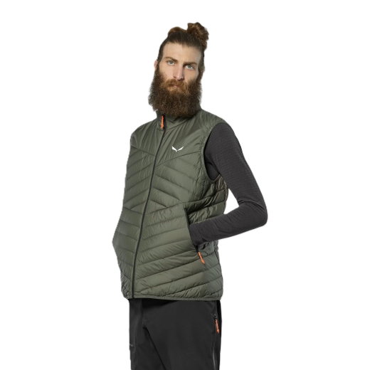 Salewa Isolations-Daunenweste Brenta RDS Down Vest (leicht, warm, komprimierbar) dunkelgrün Herren