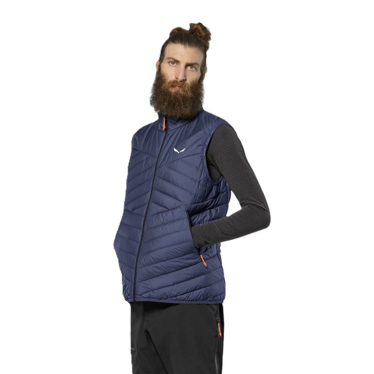Salewa Brenta RDS Down Vest (light, warm, compressible) denim blue men's
