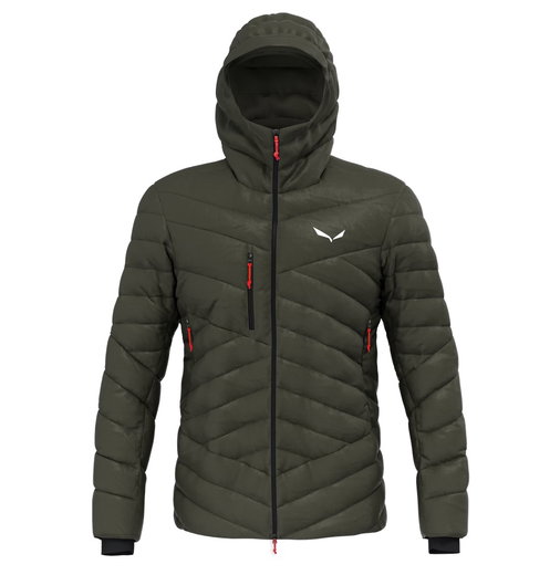 Salewa Daunenjacke Ortles Medium 3 RDS (warm, wasser-windabweisend, komprimierbar) dunkelolivegrün Herren