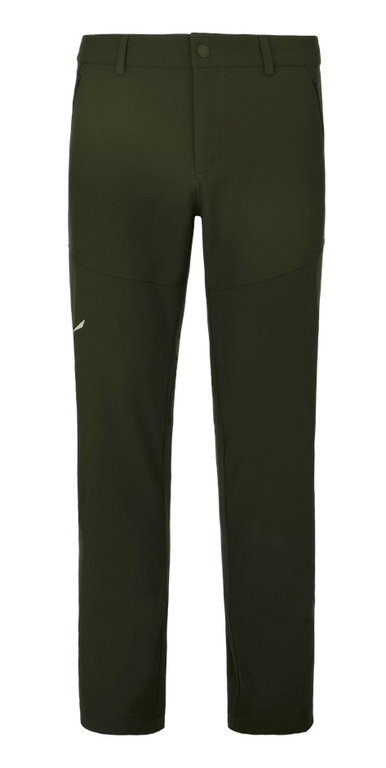 Salewa Softshell-Wanderhose Dolomia (2-Wege-Stretch, warm, wind- und wasserabweisend) khakigrün Herren