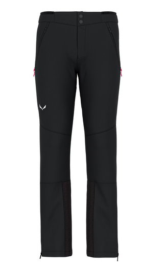 Salewa Winter-Softshellhose Lagorai Durastretch (leicht, wasserabweisend, atmungsaktiv) schwarz Herren