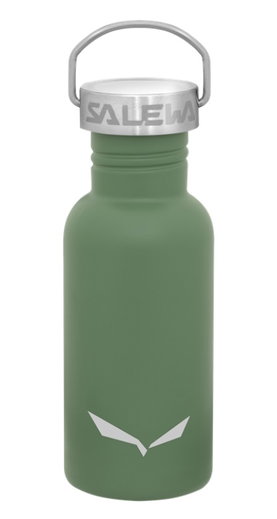 Salewa Trinkflasche Aurino Edelstahl (leicht, robuste Material) 500ml grün