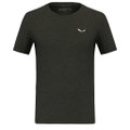Salewa Sportowa Koszulka T-Shirt Eagle Minilogo Merino (miękka, lekka) oliwkowa męska