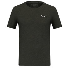 Salewa Sport-Tshirt Eagle Minilogo Merino (weich, leicht) olivegrün Herren