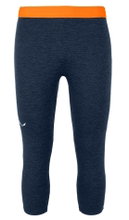 Salewa Funktionsunterwäsche Unterziehhose Boe AM Thermal 3/4 Tight (warm, atmungsaktiv) navyblau Herren