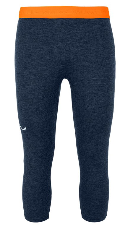 Salewa Funktionsunterwäsche Unterziehhose Boe AM Thermal 3/4 Tight (warm, atmungsaktiv) navyblau Herren