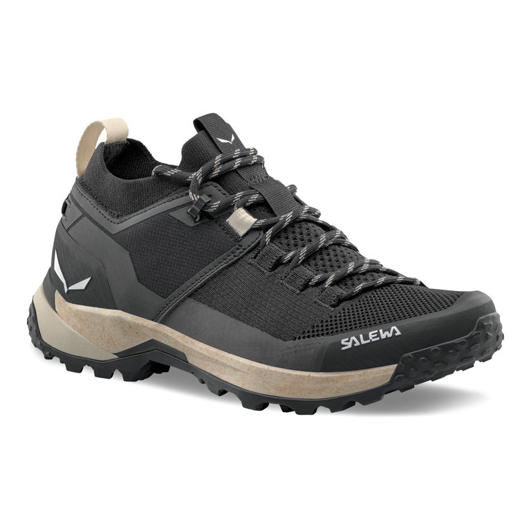 Salewa Wanderschuhe Puez 2 Knit Powertex (Trekking, wasserdicht) schwarz Damen