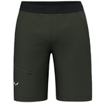 Salewa Trekking-Wanderhose Puez 4 Short (4-Wege-Stretch) kurz olivegrün Herren