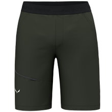 Salewa Trekking-Wanderhose Puez 4 Short (4-Wege-Stretch) kurz olivegrün Herren