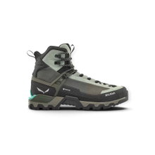 Salewa Wanderschuhe MTN Trainer 3 Tech Mid GTX (Exkursions-Bergstiefel, Veloursleder, wasserdicht) mintgrün/grün Damen