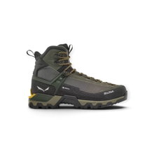 Salewa Wanderschuhe MTN Trainer 3 Tech Mid GTX (Exkursions-Bergstiefel, Veloursleder, wasserdicht) khakigrün/schwarz Herren