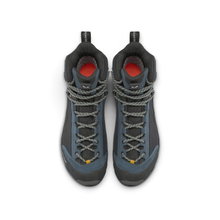 Salewa Wanderschuhe MTN Trainer 3 Tech Mid GTX (Exkursions-Bergstiefel, Veloursleder, wasserdicht) orionblau/schwarz Herren
