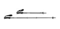 Salewa Wanderstöcke Puez Aluminum Pro Poles (Teleskopstocke, leicht, höhenverstellbar) schwarz - 2 Stück