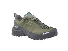 Salewa Wanderschuhe Wildfire Leather 2 GTX (Zustieg, Nubukleder, wasserdicht) grün/schwarz Herren