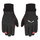 Salewa Softshellhandschuhe Ortles Dst mit Lederhandfläche - strapazierfähig, atmungsaktiv - schwarz Damen