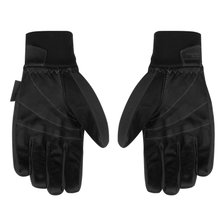 Salewa Softshell Gloves Ortles Dst with Leather Palm - Durable, Breathable - Black Women