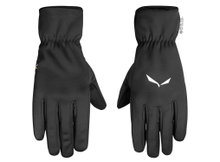 Salewa Softshellhandschuhe Ws Finger (wasserabweisendem, winddichtem und atmungsaktivem) schwarz