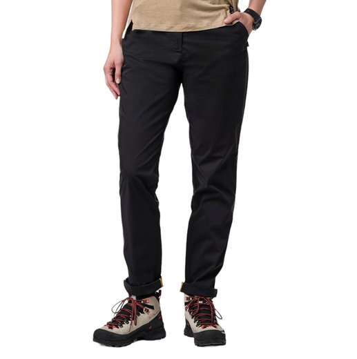 Salewa Spodnie Wędrowne Fanes Light Pant (mieszanka materiałów bawełnianych, lekkie) długie czarne damskie