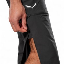 Salewa Softshell-Wanderhose Puez Talveno 2in1 DST (4-Wege-Stretch) mit Zip-off-Beinen schwarz Herren