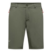 Salewa Softshell-Wanderhose Puez Talveno DST (4-Wege-Stretch, schnelltrocknend) kurz fadded grün Herren