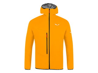 Salewa Agner 2 3L Powertex Softshell Jacket (windproof, waterproof, compressible) orange men's