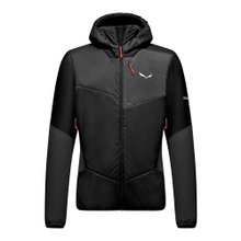 Salewa Winterjacke Ortles Hybrid TirolWool® Air (warm, atmungsaktiv, Thermoregulation) schwarz Herren