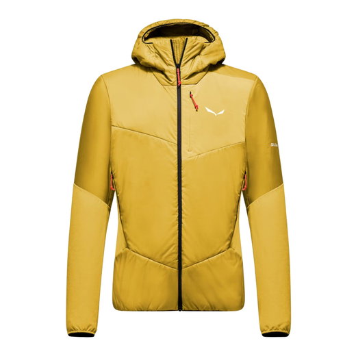 Salewa Ortles Hybrid TirolWool® Air Winter Jacket (warm, breathable, thermoregulation) yellow men's