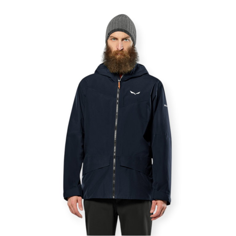 Salewa Wander-Hardshelljacke Puez GTX 2L EPE (wasserdicht, winddicht) navyblau Herren