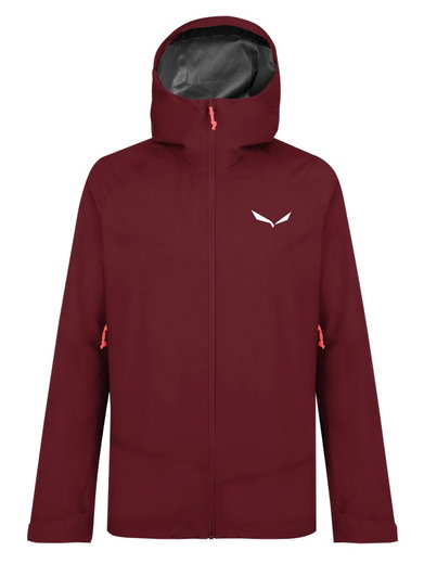 Salewa Softshelljacke Puez Gore-Tex Paclite (2-Lagen, winddicht, wasserdicht) rot Damen