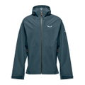 Salewa Trekking-Wanderjacke Puez Powertex (2,5-Lagen Hardshelljacke, wind- und wasserdicht) pond blau Herren