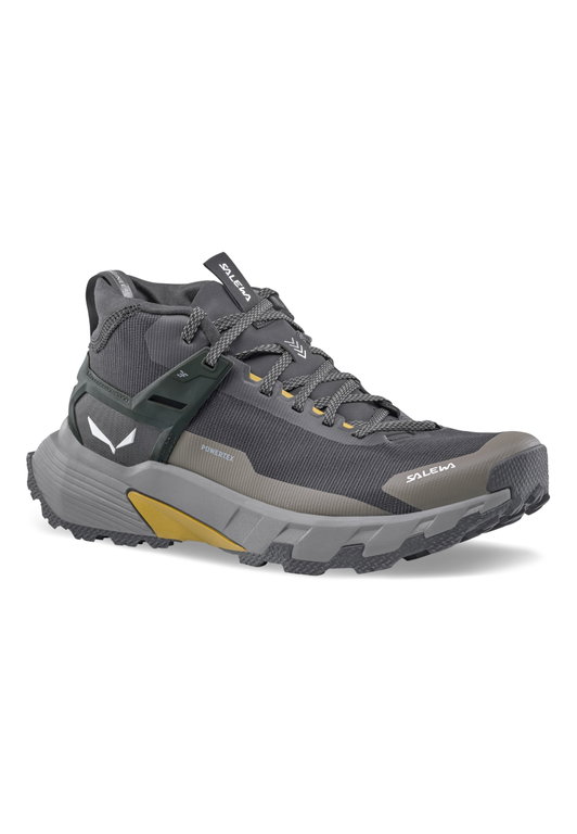 Salewa Wanderschuhe Pedroc 2 MID PTX (Speed-Hiking, wasserdicht) schwarz/grau Herren
