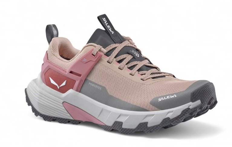 Salewa Pedroc 2 Powertex Hiking Shoes (Speed Hiking, waterproof) beige/pink/grey ladies