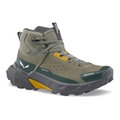 Salewa buty trekkingowe Pedroc 2 Leather MID PTX (zamsz, speed-hiking, wodoodporne) ciemnozielony/szary męskie
