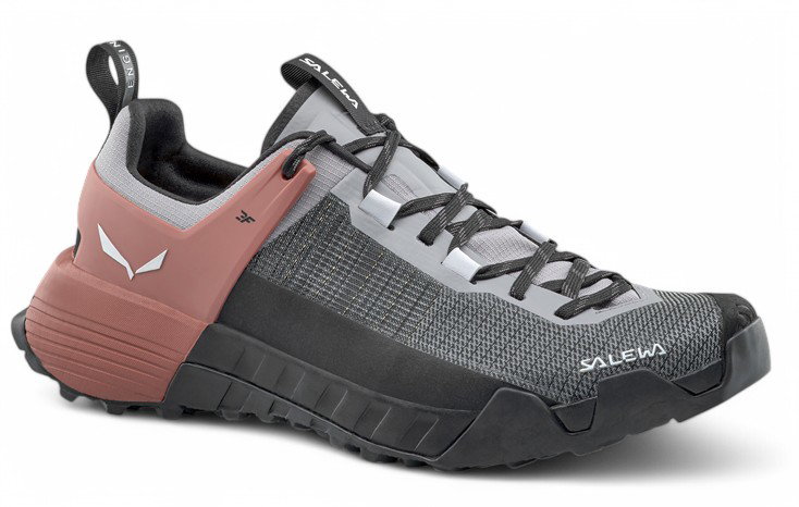 Salewa Wanderschuhe Wildfire NXT (Zustieg/Speed-Hiking) alloygrau/rot Damen