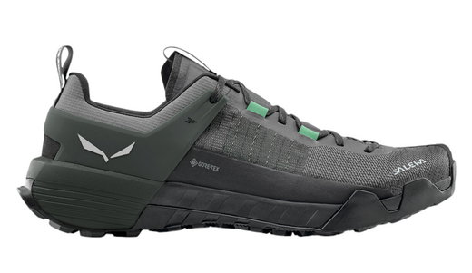 Salewa Wanderschuhe Wildfire NXT GTX (Zustieg, wasserdicht) onyxgrau/olive Herren