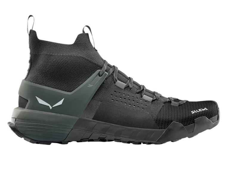 Salewa Wanderschuhe Wildfire NXT Knit (Zustieg, 3F System) onyxgrau/schwarz/olive Herren