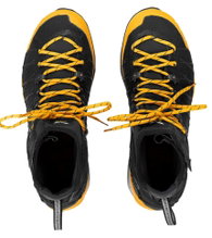 Salewa Wanderschuhe Ortles Light MID Powertex (Winterwanderung/Trekking, wasserdicht) schwarz/gold Herren
