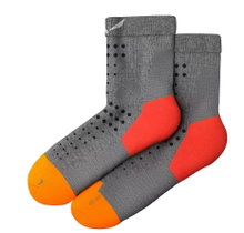 Salewa Trekkingsocke Pedroc Merino (Feuchtigkeits- und Temperaturregulierung) Kurzsocken grau/orange Herren - 1 Paar