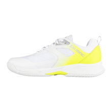 Salming Hallen-Indoorschuhe Fusion Pro Stabilität 2025 weiss/gelb Herren