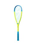 Salming Squashschläger Grit PowerLite 154g/sehr kopflastig gelb/cyan - besaitet -