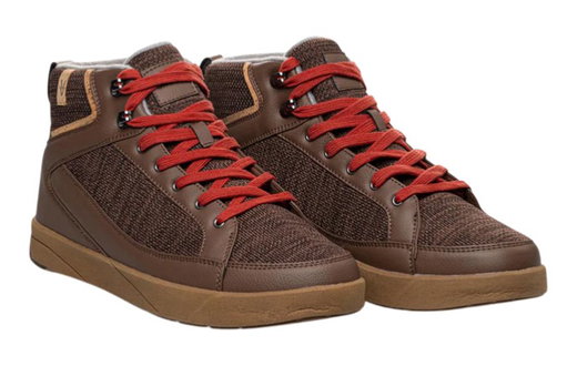 Saola Winter Shoes Machu Waterproof (waterproof, fleece lining) chocolate brown men's
