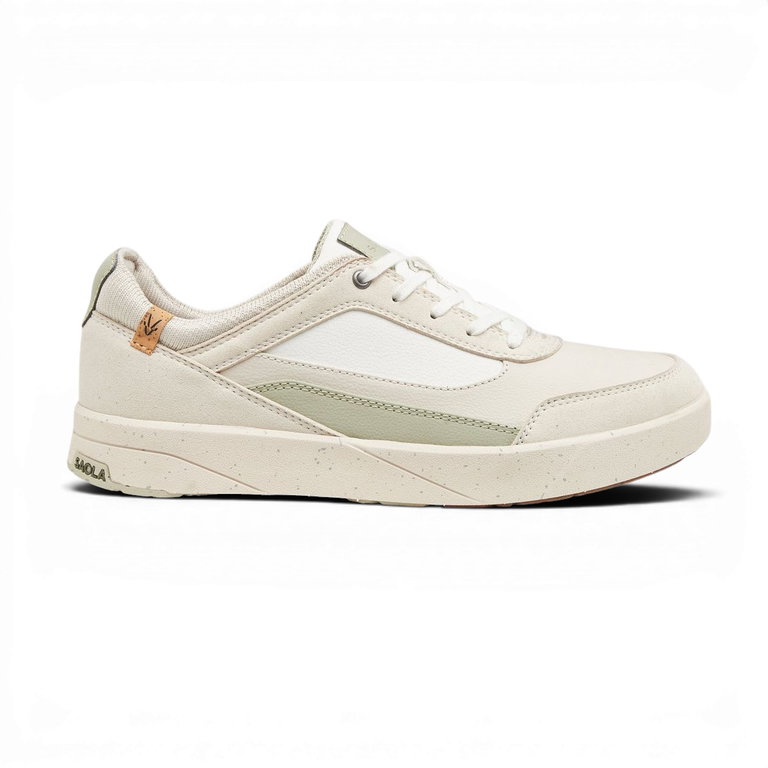 Saola Sneaker Quito weiss/hellgrün/beige Damen
