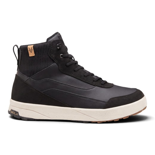 Saola Sneaker Quito Mid Waterproof (wasserdicht, Leder) schwarz Damen