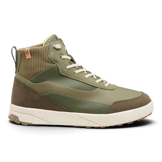 Saola Sneaker Quito Mid Waterproof (waterproof, leather) olive green ladies