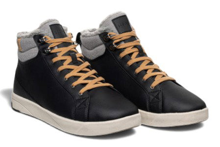 Saola Winterschuhe Bergen Warm (Leder, Fleecefutter) schwarz Herren