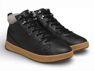 Saola Alltag-Winterschuhe Bergen Waterproof Warm (Leder, wasserdicht) schwarz/tobacco Herren