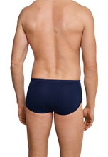 Schiesser Sportslip Original Feinripp mit Eingriff navyblau Herren